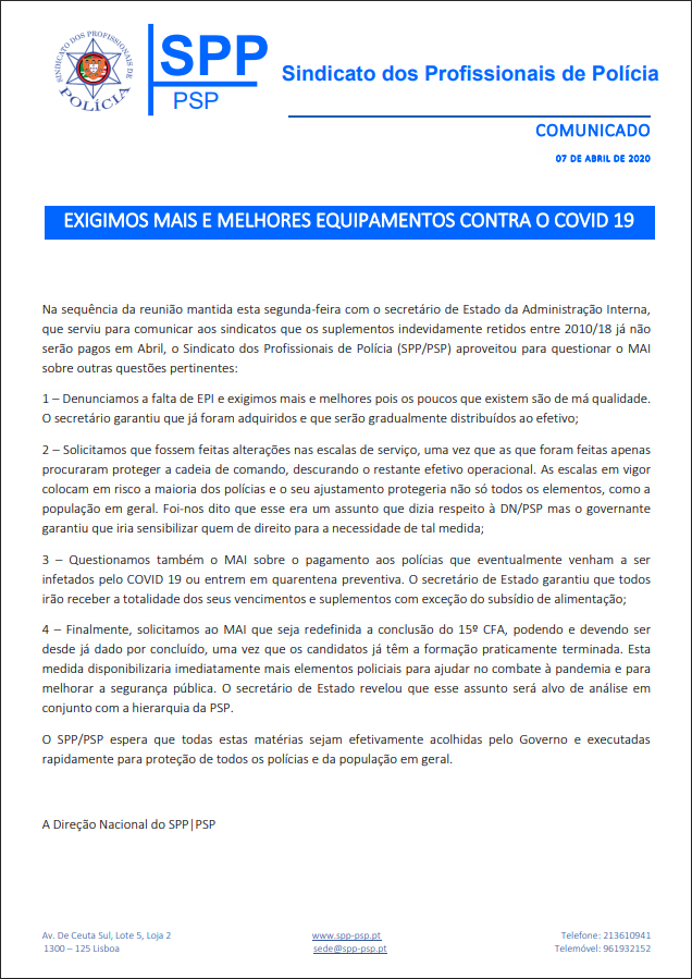 Equipamentos Contra o Covid19