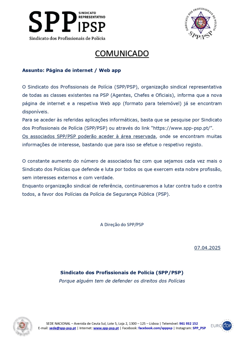 Página de internet / Web app